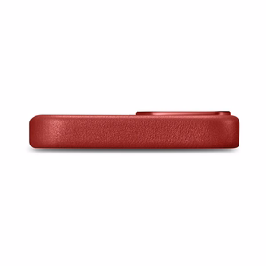 iCarer Dėklas Odinis viršelis pagamintas iš natūralios odos iPhone 14 Plus raudonas (suderinamas su MagSafe)
