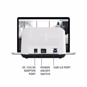 Qoltec 50309 HDD/SSD 2.5" 3.5" Doko Stotis SATA III USB 3.0 5Gb/s Klonavimas