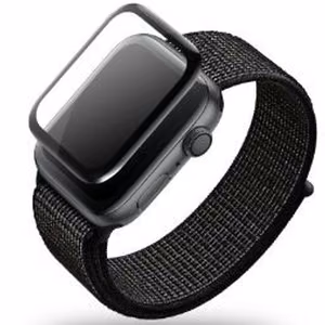 Grūdintas stiklas 5D Full Glue Apple Watch 4/5/6/SE 40mm lenktas bulk