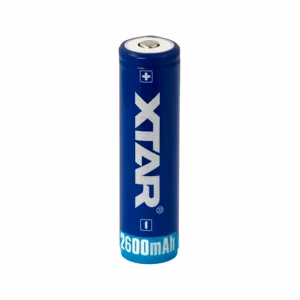 18650 3,7 V ličio jonų 2600 mAh baterija su apsauga