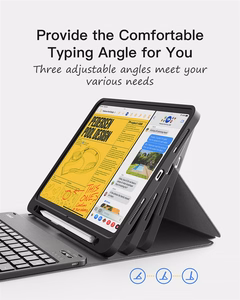 Inateck KB04002 Classic dėklas su klaviatūra, skirtas iPad 10.9–11", juodas