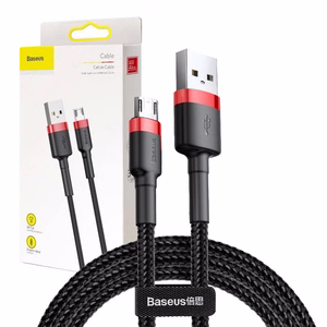 Baseus Cafule Micro USB kabelis 2A, 3 m, juoda/raudona