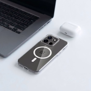 Tech-Protect FlexAir Hybrid MagSafe dėklas, skirtas OnePlus Nord 6 – skaidrus