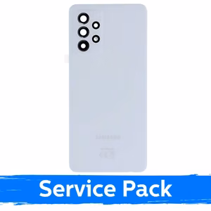 Galinis dangtelis, suderinamas su Samsung A525 A52 (A526 A52 5G) / Nuostabus baltas / (Service Pack)