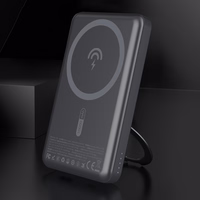 Dudao K28S 20W PD 5000mAh Išorinė baterija su Magnetine funkcija ir stovu - pilka