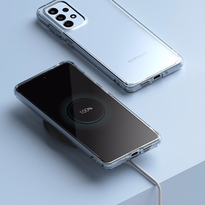 Ringke Fusion TPU dėklas su rėmeliu Samsung Galaxy A73 skaidrus