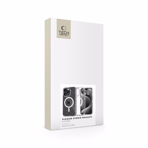 Tech-Protect FlexAir Hybrid Magnetinis dėklas telefonui iPhone 16 Pro - skaidrus