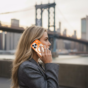 Liavec minkštas dėklas skirtas Iphone 17 Pro papajos