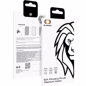 Tel Protect 10X Privacy Titanium grūdintas privatumo apsauginis stiklas Apple iPhone 17 Pro Max