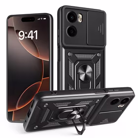 Defender Slide dėklas Xiaomi Redmi Note 15 Pro Plus 5G (EU) juodas