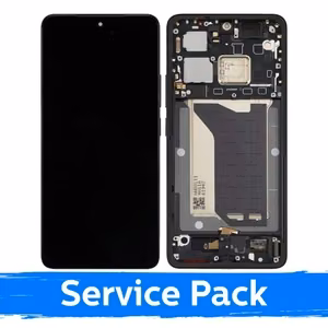 LCD-дисплей, совместимый с Xiaomi Poco F7 Ultra, с рамкой / черный / (сервисный комплект)