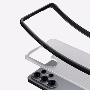 Nillkin Super Frosted Shield Pro Magnetic Dėklas suderinamas su MagSafe for Samsung Galaxy S26 - Translucent juodas