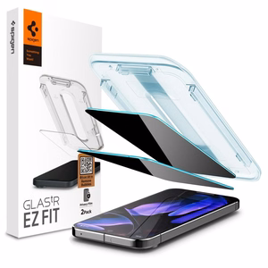 Spigen Glas.TR "Ez Fit" Privacy HD 2 rinkinys privatumo stiklas Google Pixel 9 / 9 Pro