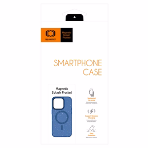 Tel Protect Magnetinis Splash matinis dėklas telefonui Iphone 15 Pro Max (m) - mėlynas