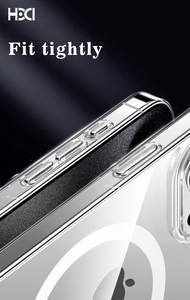 Dėklas HDD Clear MagSafe Case Apple iPhone 17 skaidrus