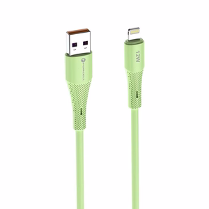 FORCELL F-ENERGY C343 kabelis USB A į Lightning 2,4A 12W Silicone 1 m žalias