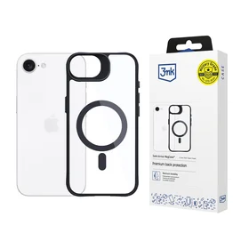 3mk Satin Armor Magnetinis dėklas telefonui Apple iPhone 16e / SE 4 - skaidrus