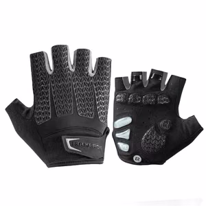 Rockbros S169BGR L велосипедные перчатки с гелевыми вставками - серый