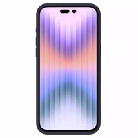 Dėklas Nillkin CamShield Silky Silicone Apple iPhone 15 Pro Max tamsiai violetinis