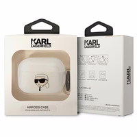 Karl Lagerfeld KLAPHNIKTCT AirPods Pro dėklas permatomas Karl`s Head