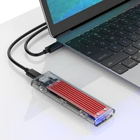 Orico TCM2-C3 M.2 NVME į USB-C 10Gb/s diskų įrenginys - raudonas