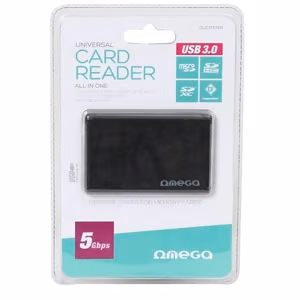 Card reader Omega (OUCR33IN1) (microSDHC,SDHC,SDXC USB 3.0) black
