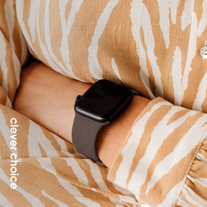 Crong Liquid Apple Watch dirželis, 38/40/41/42 mm, rudas
