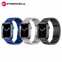 FORCELL F-DESIGN FA10 nerūdijančio plieno laikrodžio juosta Apple Watch 38 / 40 / 41 mm - juoda