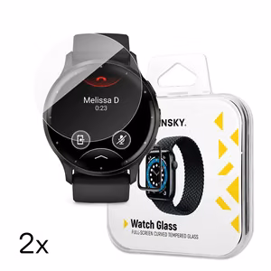 Wozinsky Pilno klijavimo grūdintas stiklas Garmin Venu 3 45mm (2 vnt.)