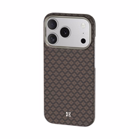 "Benks" magnetinis šarvas "Air Armor Grid Kevlar Case Metal Frame 600D (A070) for Iphone 17 Pro Max gold