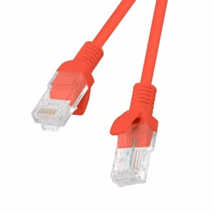 LANBERG PATCHCORD UTP CAT.5E 0.5M RED PCU5-10CC-0050-S