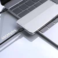 Dudao L9C 65W USB-C - USB-C kabelis 2m - juodas