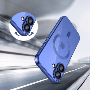 Tech-Protect MagFlex MagSafe dėklas iPhone 17 skaidrus tamsiai mėlynas