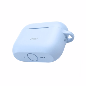 Etteri silikoninis dėklas, skirtas AirPods Pro 3 šviesiai mėlynas