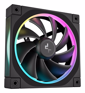 DeepCool FL12 kompiuterio korpuso ventiliatorius 12 cm juodas 1 vnt.