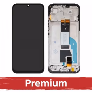 LCD ekranas suderinamas su Xiaomi Redmi 15C 4G / Poco C85 (EU version) juodas su rėmeliu OEM