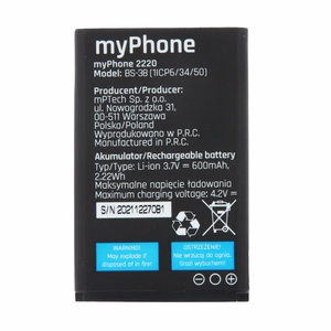 Baterija myPhone 2220 600mAh