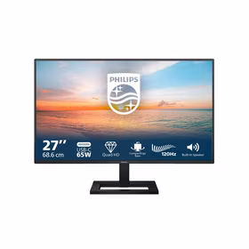 Philips 1000 series 27E1N1600AE/00 kompiuterio monitorius 68,6 cm (27") 2560 x 1440 pikseliai Quad HD LCD Juoda