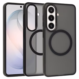 Liavec Soft Dėklas Metal Frame for Samsung Galaxy S26 juodas