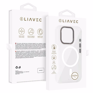 Liavec Hybrid Magnetinis permatomas dėklas telefonui Iphone 15 Pro Max