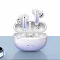 USAMS Ausinės Bluetooth 5.3 TWS X-don series ENC belaidės violetinis gradientas BHUENCXD04 (US-XD19)