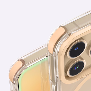 AmazingThing Omni Mag dėklas iPhone 16 Pro - rožinis auksas