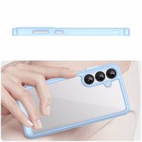 Kosminės erdvės dėklas su geliniu rėmeliu Samsung Galaxy S25+ - mėlynas