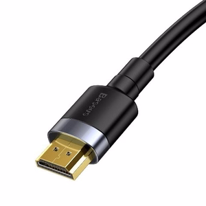 Baseus Cafule HDMI / HDMI 2.0 4K 60 Hz 3D 18 Gbps kabelis 2 m – juodas