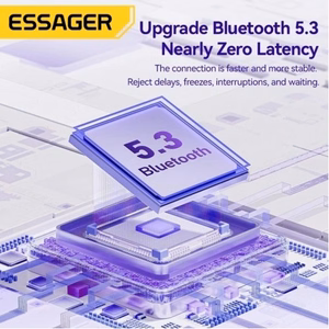 Bluetooth ausinės Essager Shine ES-07 violetinės