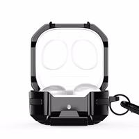 Dux Ducis SECG Ausinių dėklas Samsung Galaxy Buds Live / Buds Pro / Buds 2 / Buds 2 Pro (m) - juodas (m)