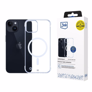 3mk Just20g Magnetinis dėklas iPhone 14 Plus telefonui - permatomas