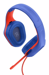 Trust GXT 415SM Zirox проводные игровые наушники с микрофоном (синий, красный)