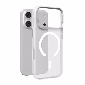 Puro Lightfeel iPhone 17 Pro Dėklas suderinamas su MagSafe - skaidrus ir baltas