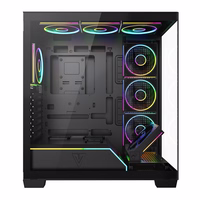 MODECOM kompiuterio korpusas VOLCANO STELLAR PLUS ARGB MIDI 8F Juoda